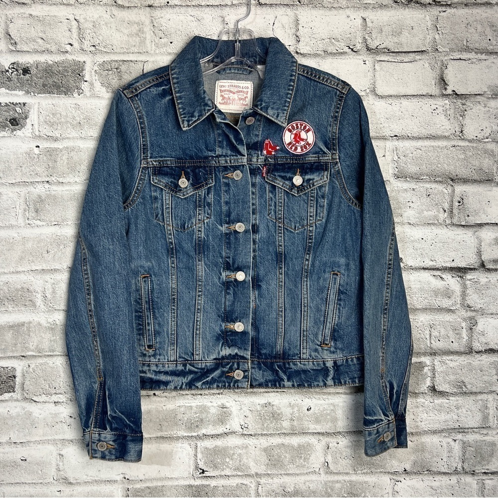 Levi’s X Boston Red Sox Embroidered Jean Jacket